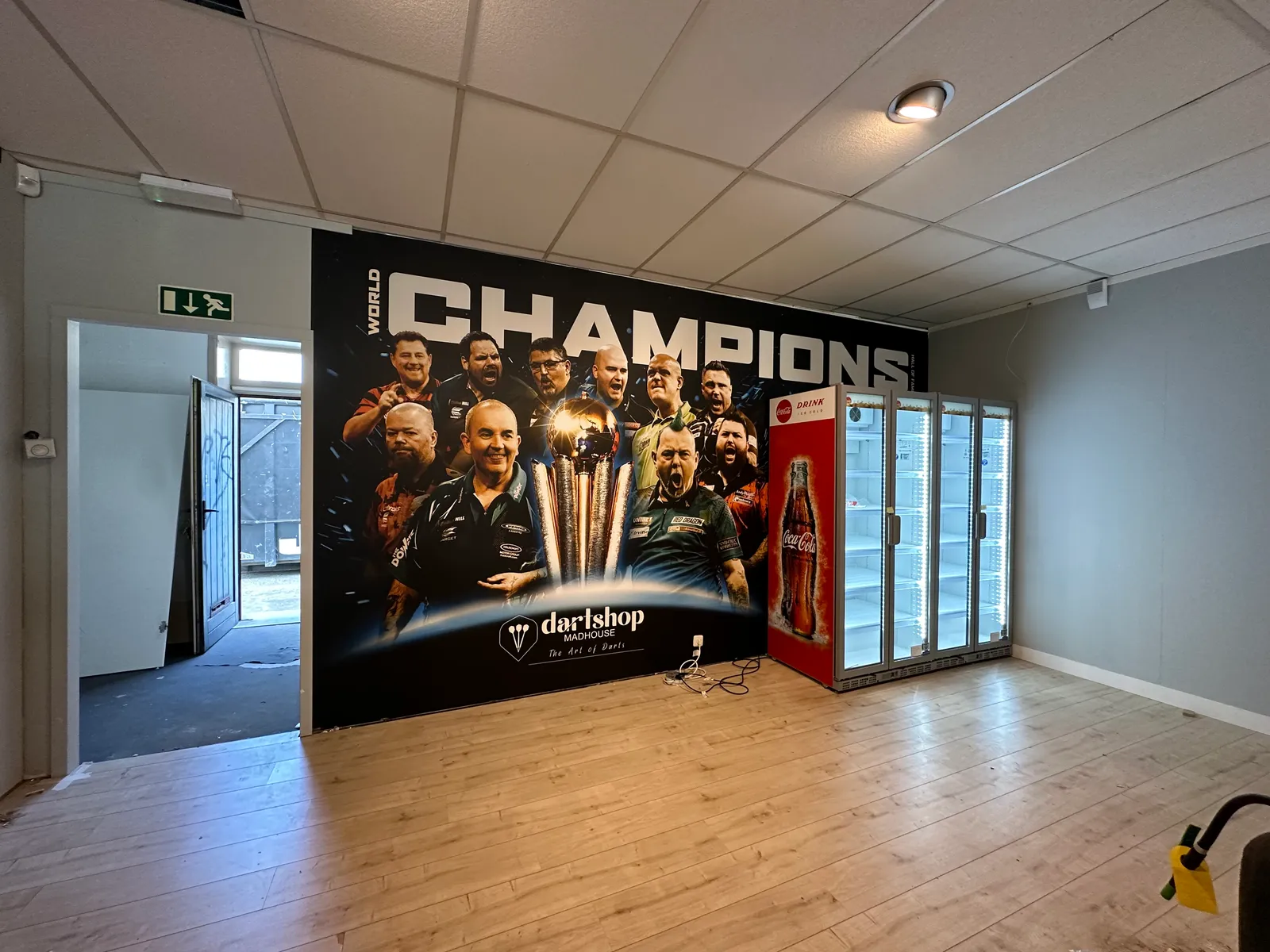 Fotobehang uit één stuk over een volledige wand