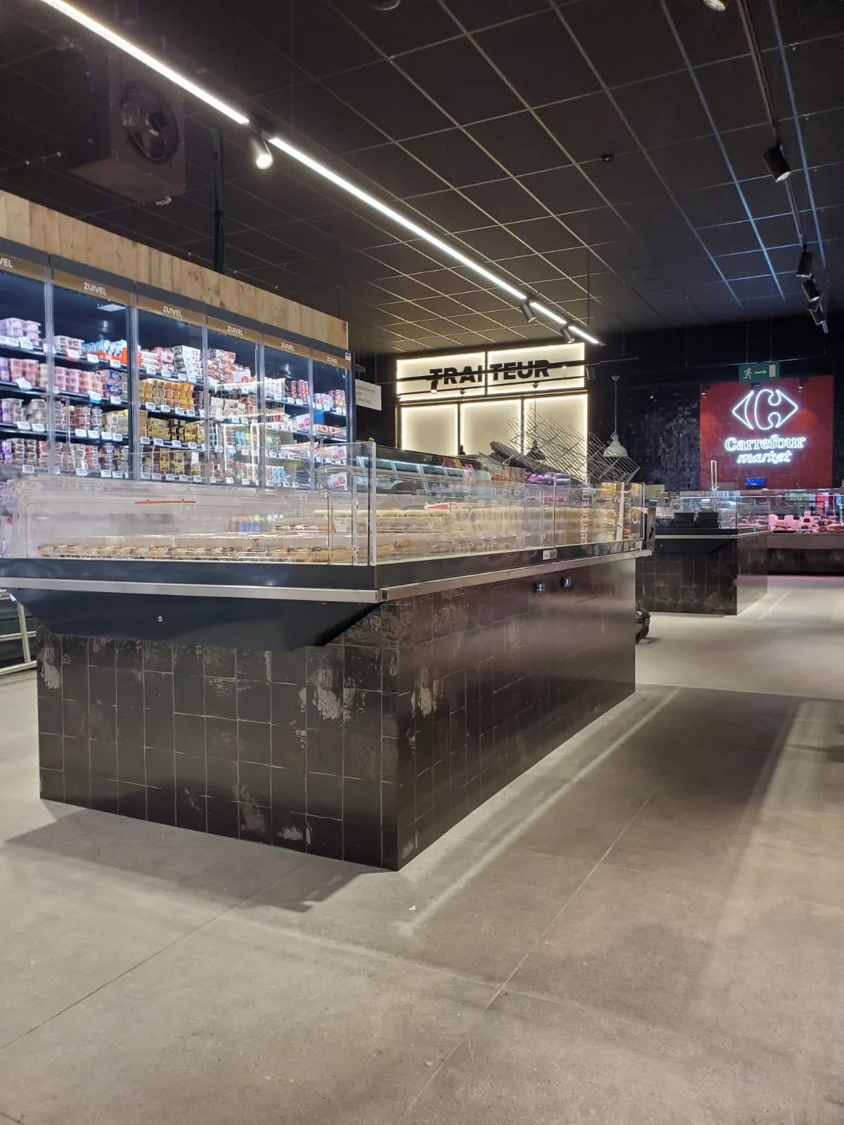 Binnenreclame verstoog sticker waasmunster winkel